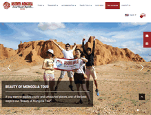 Tablet Screenshot of discovermongolia.mn